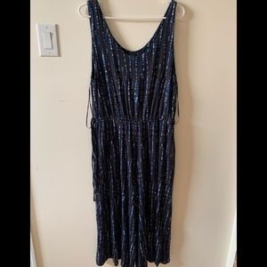 Tahari Cropped Pant Tank Jumpsuit